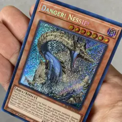 Yu-Gi-Oh! TCG Danger! Nessie! BLMR-EN059 Secret Rare 1st Edition Near Mint - Image 2
