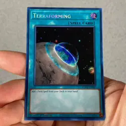 Yu-Gi-Oh! TCG Terraforming BLMR-EN087 Secret Rare 1st Edition NM - Image 1