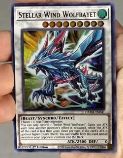Yugioh! Stellar Wind Wolfrayet - DAMA-EN041 - Ultra Rare - 1st Edition Near Mint - Image 1