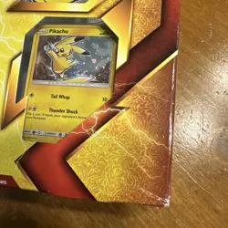 Pokemon TCG Pikachu Sidekick Collection Box 3 Booster Packs Keychain Sealed NEW - Image 2