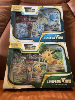 Pokemon TCG Glaceon & Leafeon VSTAR Special Collection - Set - NEW/SEALED - Image 1