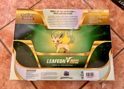 Pokemon TCG Leafeon Vstar Special Collection Box Sealed - Image 2