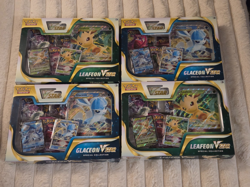 Pokemon TCG 2x Glaceon & 2x Leafeon VSTAR Special Collection SET - NEW & SEALED! - Image 1