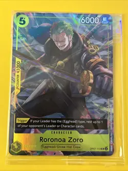 Sealed Roronoa Zoro (Illustration Box Vol.3) OP07-113 One Piece Promotion Cards - Image 1