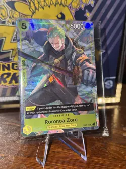 Roronoa Zoro (Illustration Box Vol.3) OP07-113 One Piece Promotion Card *SEALED* - Image 1