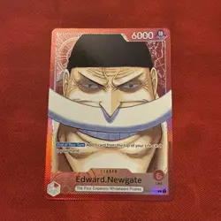 Edward.Newgate Alternate Art Leader OP02-001 Paramount War - One Piece TCG NM - Image 1