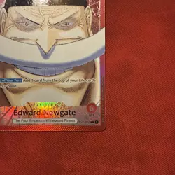 Edward.Newgate Alternate Art Leader OP02-001 Paramount War - One Piece TCG NM - Image 4
