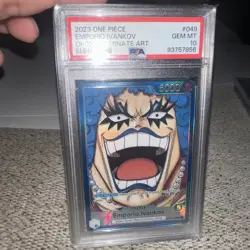 One Piece Op02 #049 English Emporio Ivankov Leader Alternate Art PSA 10 - Image 1
