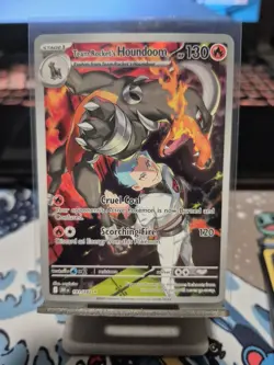 Pokemon TCG Team Rocket's Houndoom Illustration Rare Destined Rivals 191/182 - Image 1