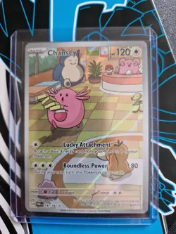Chansey 187/167 Illustration Rare Twilight Masquerade NM Pokemon Card - Image 1