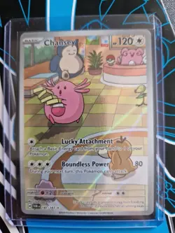 Chansey 187/167 Illustration Rare Twilight Masquerade NM Pokemon Card - Image 2