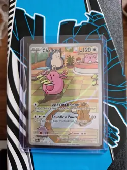 Chansey 187/167 Illustration Rare Twilight Masquerade NM Pokemon Card - Image 3