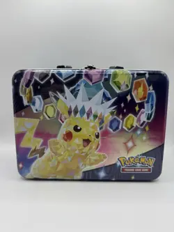 POKEMON TCG 2024 FALL COLLECTORS CHEST LUNCH BOX EMPTY NO CARDS - Image 1