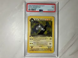 PSA 7 NM Dark Magneton 28/82 1st Edition Team Rocket Non Holo Rare Pokemon Card - Image 1
