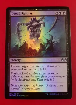 1x Dread Return | FOIL | Dominaria Remastered | MTG Magic Cards - Image 1