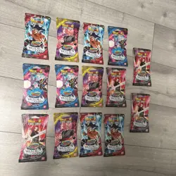 Dragon Ball Card Game Realm of the Gods Booster Pack Factory Sealed Lot of (14) - Image 1