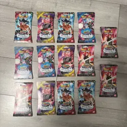 Dragon Ball Card Game Realm of the Gods Booster Pack Factory Sealed Lot of (14) - Image 2