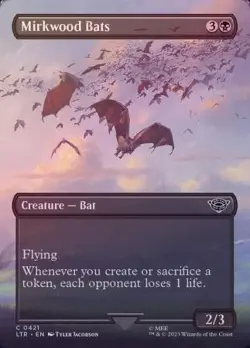 MTG The Lord of the Rings - Mirkwood Bats (Borderless Foil) - Image 1