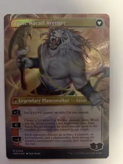 Ajani, Nacatl Pariah (Borderless) (Textured Foil) Modern Horizons 3 Foil - Image 1
