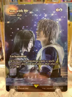 MtG: Stay with Me - Rhystic Study Final Fantasy (Showcase) - Regular [FCA 0031] - Image 1