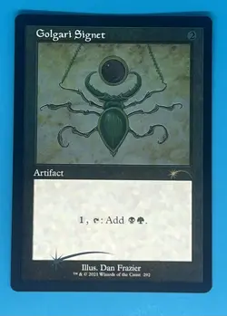 Golgari Signet (Foil Etched) Secret Lair Drop Foil - Image 1