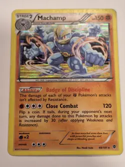 Machamp 49/101 Plasma Blast - Pokemon Foil Holo Thrashed Cards - Image 1