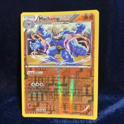 Machamp 49/101 Reverse Holo Rare Plasma Blast Pokemon Card - Image 1