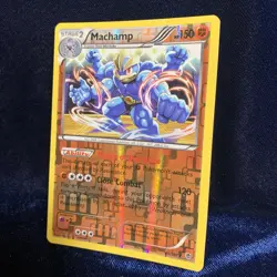 Machamp 49/101 Reverse Holo Rare Plasma Blast Pokemon Card - Image 2