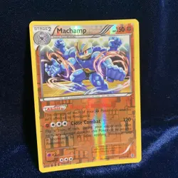 Machamp 49/101 Reverse Holo Rare Plasma Blast Pokemon Card - Image 3