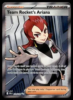 2025 Scarlet & Violet Series - Destined Rivals Team Rocket's Ariana Ultra Rare - Image 1