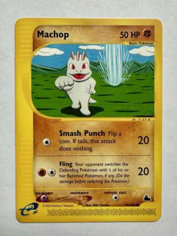 Machop - Skyridge 74/144 - 2003 WOTC - Pokemon TCG - E Reader - NM - Image 1