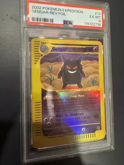 2002 Gengar 13/165 - Expedition Base Set Reverse Holo Rare - Pokemon TCG - Image 1
