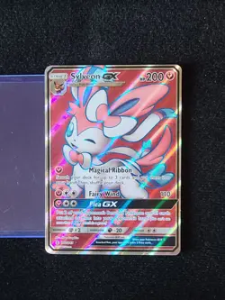 Pokemon TCG Sylveon GX Guardians Rising Holo Full Art Ultra Rare Card 140/145 - Image 1