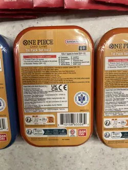 Lot of 15 One Piece OP-13 Carrying On His Will Sleeved Packs + 3 Tin Set Vol 2 - Image 4