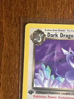 [LP+/NM] 2000 Pokemon Team Rocket Dark Dragonair 1st Edition #33/82 Uncommon - Image 3