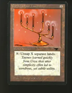 Magic MTG Antiquities Candelabra of Tawnos LIGHTLY PLAYED LP - Image 1