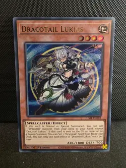 Dracotail Lukias Jush-en001 Ultra Rare 1st Edition YuGiOh TCG Nm - Image 1