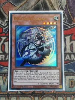 Dracotail Lukias JUSH-EN001 Ultra Rare Near Mint 1st Edition Yugioh - Image 1