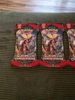 Pokemon Sun & Moon Crimson Invasion Booster Pack TCG Factory Sealed 820650802492 - Image 2