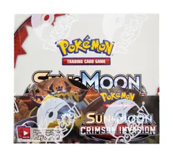 POKEMON SUN & MOON: CRIMSON INVASION BOOSTER BOX 820650812491 - Image 1