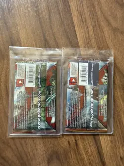 Lot of 2 Pokemon TCG Sun Moon Crimson Invasion Booster Packs, New, Sealed - Image 2