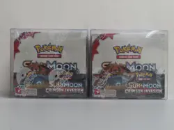 (2) Lot 2017 Pokemon Sun & Moon Crimson Invasion Factory Sealed Booster Box - Image 1