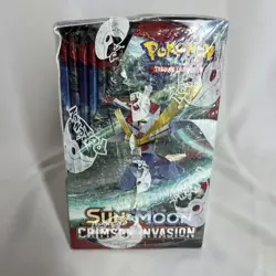 Factory Sealed Sun & Moon Crimson Invasion Pokemon Booster Box 36 Packs English 820650812491 - Image 2