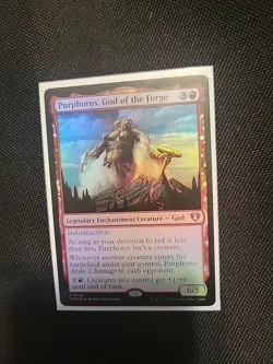 Purphoros, God of the Forge Commander Masters Foil - Image 1