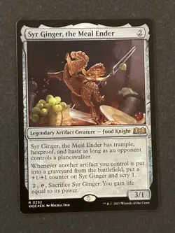 Syr Ginger, the Meal Ender - Wilds of Eldraine WOE - MTG Foil - Image 1