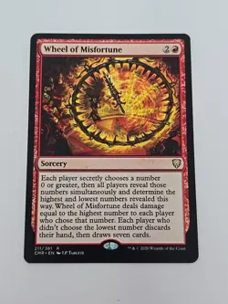 MTG Magic the Gathering Commander Legends Wheel of Misfortune - #211 NM - Image 1