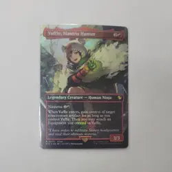 Yuffie, Materia Hunter (Borderless) (Chocobo Track Foil) Commander: Final... - Image 1