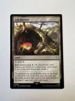 Ash Barrens - MTG The Lord of the Rings: Tales of Middle-earth: Commander - NM - Image 1