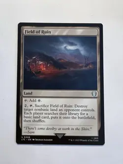 Field of Ruin - MTG The Lord of the Rings: Tales of Middle-earth: Commander- NM - Image 1