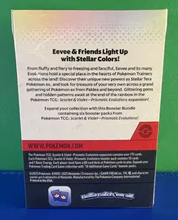 Pokemon TCG Prismatic Evolutions Booster Bundle - 6 Packs - SEALED - Image 4
